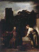 Christ and the Woman of Samaria, REMBRANDT Harmenszoon van Rijn